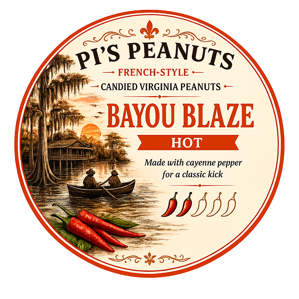 Bayou Blaze label
